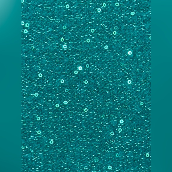 Liz Claiborne Emerald Shine Sweater Ribbed Cuffs /Waistband Puff Shoulde… - Picture 4 of 11